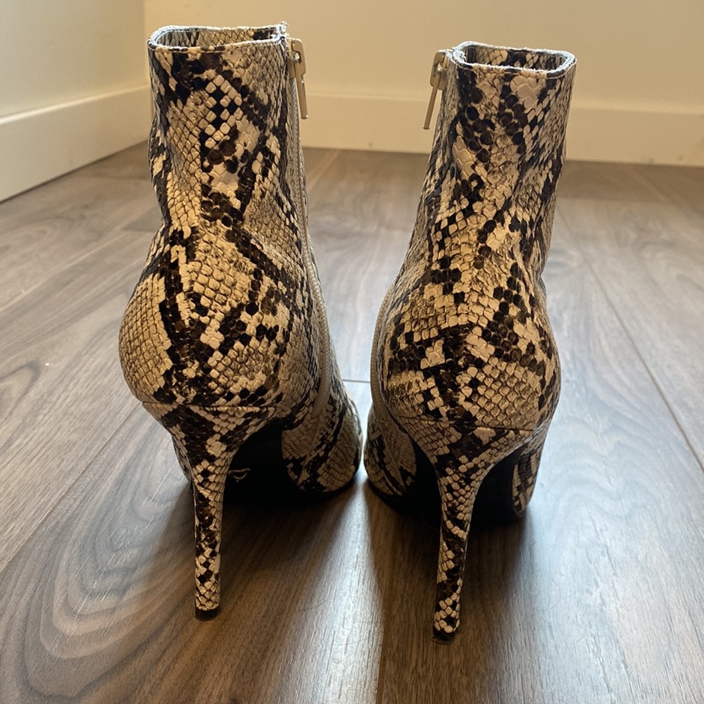 Snakeskin Booties - Picture 3 of 3